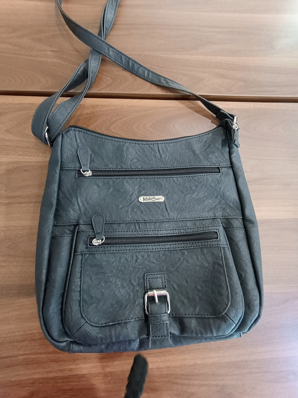 MultiSac Black Crossbody Bag for Women